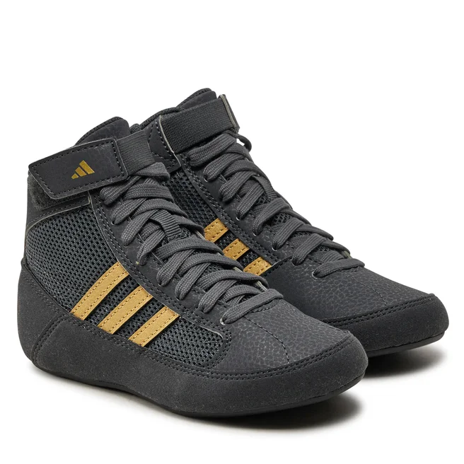 Black adidas wrestling shoes online